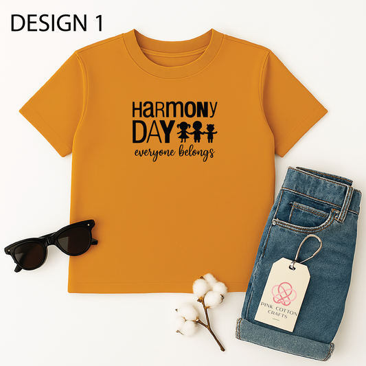 Adult's Unisex Harmony Day T-Shirts