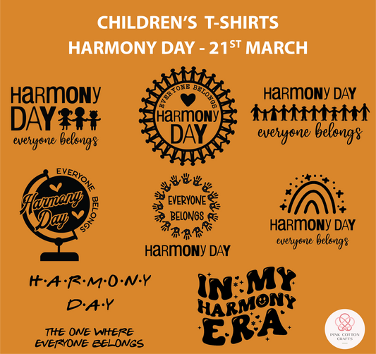 Children's Harmony Day T-Shirts
