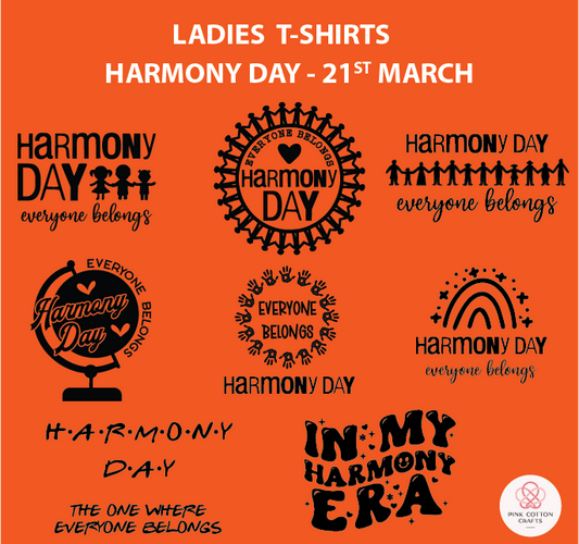 Ladies Harmony Day T-Shirts - AS Colour Brand