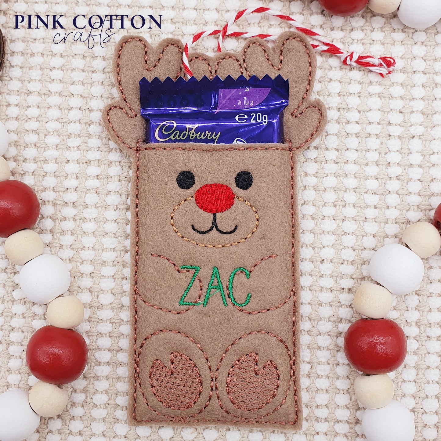 Reindeer Chocolate Sleeve