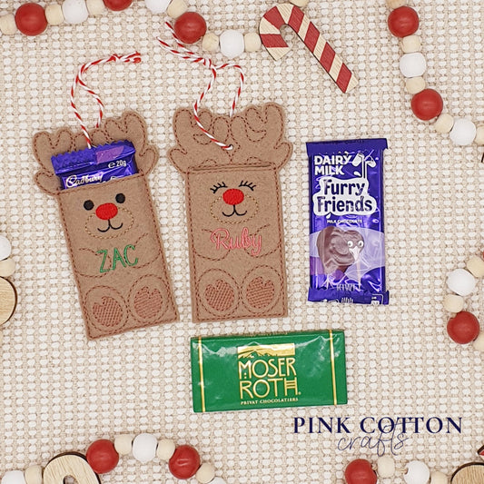 Reindeer Chocolate Sleeve