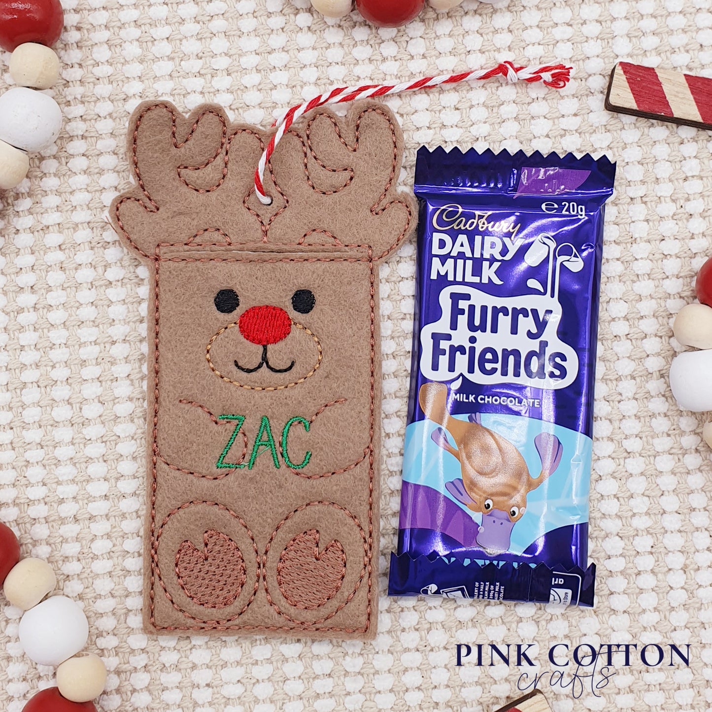 Reindeer Chocolate Sleeve